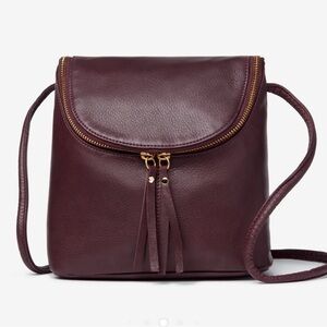Osgoode Marly Emery Small Crossbody in Mulberry